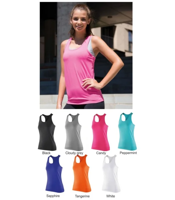 Spiro SR281F Ladies Impact Softex Fitness Top